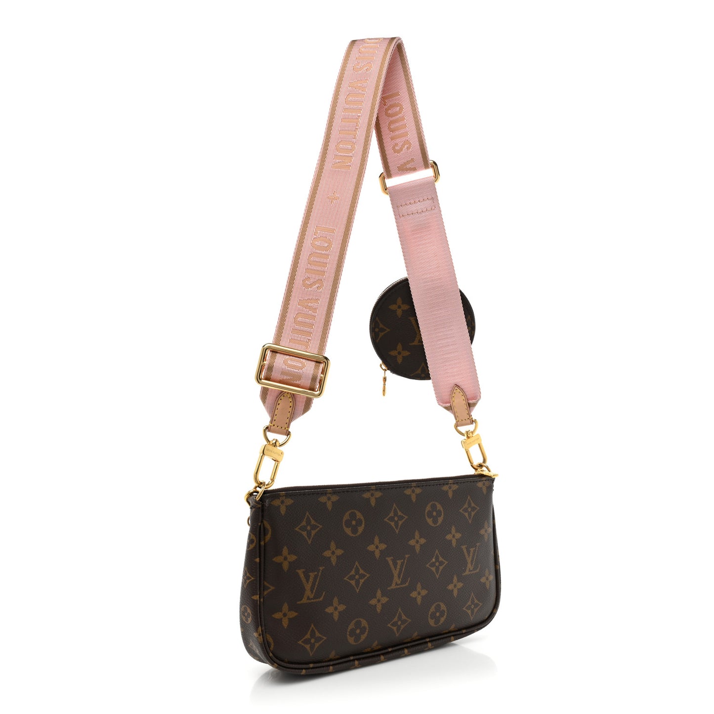 Monogram Multi Pochette Accessories Rose Clair