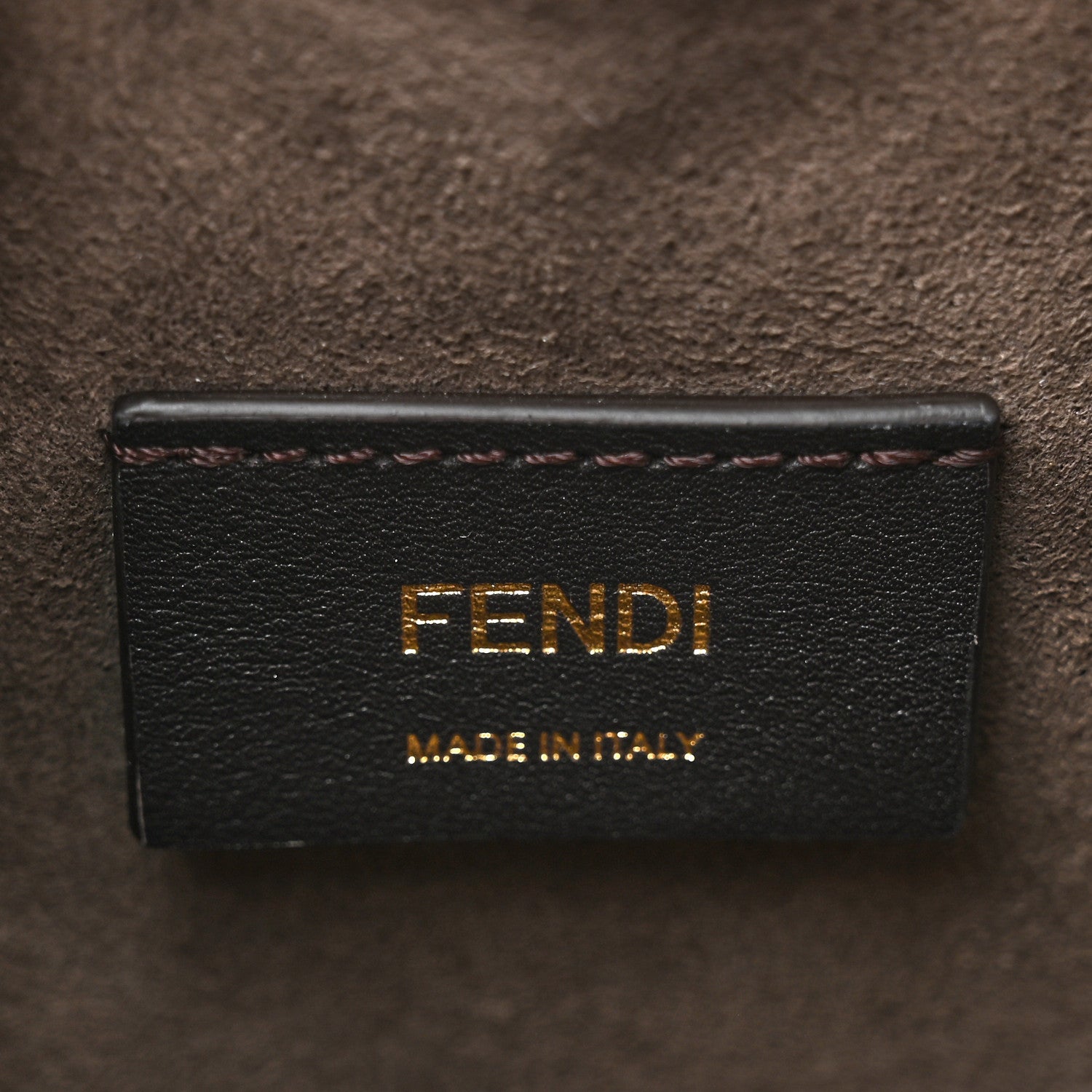 Fendi Canvas Calfskin FF Multicolor Mini Mon Tresor Bucket Bag Matcha Milk Dove 6 of 10