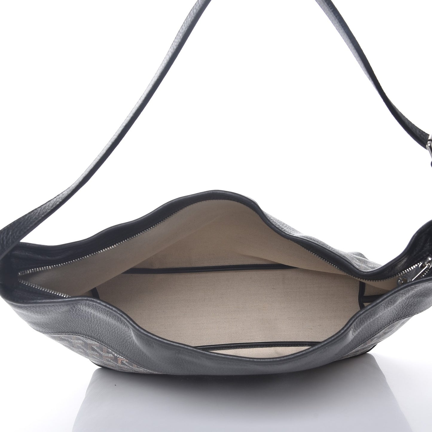 Goyardine Grenadines Hobo Black