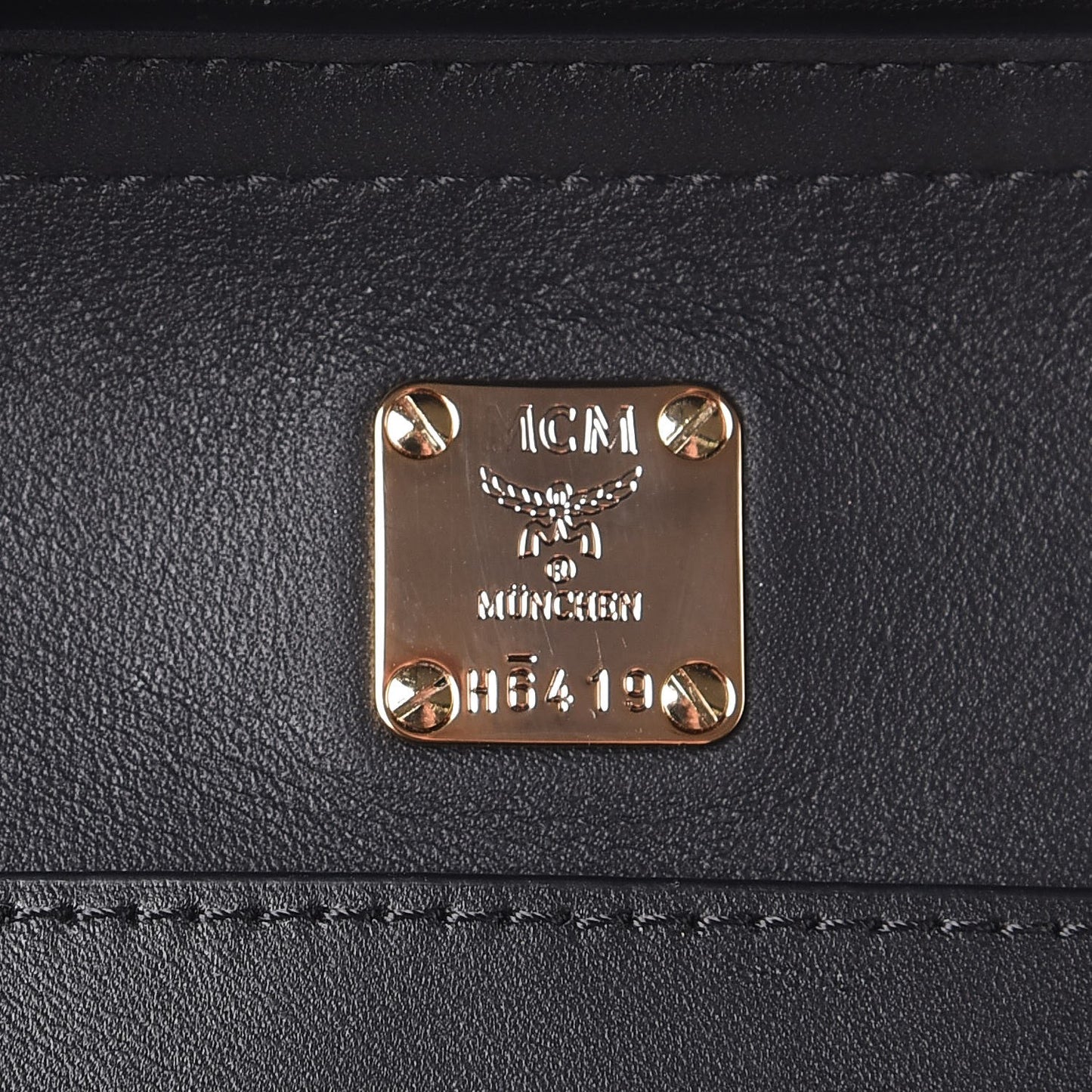 Coated Canvas Mini Claudia Studs Crossbody Bag Black