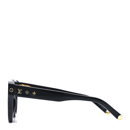 Louis Vuitton Acetate My Monogram Square Sunglasses Z1526W Black 3 of 8