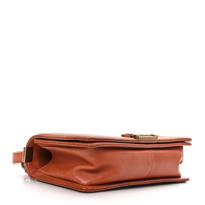 Chanel Calfskin Medium Boy Flap Brown 4 of 9