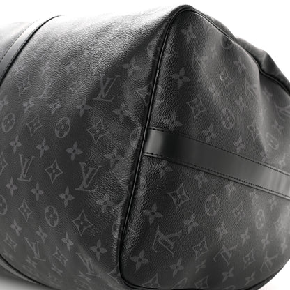 Louis Vuitton Monogram Eclipse Keepall Bandouliere 55 8 of 13