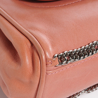 Chanel Lambskin CC Medium Accordion Flap Rose Pale 5 of 9
