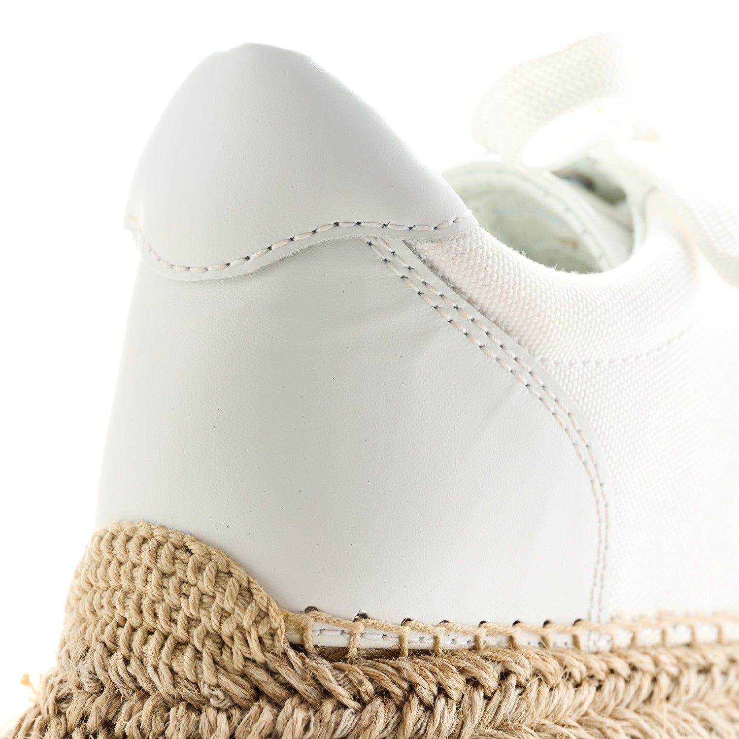 Christian Louboutin Toile Calfskin Espasneak Flat Sneaker 37 Ivory 11 of 11