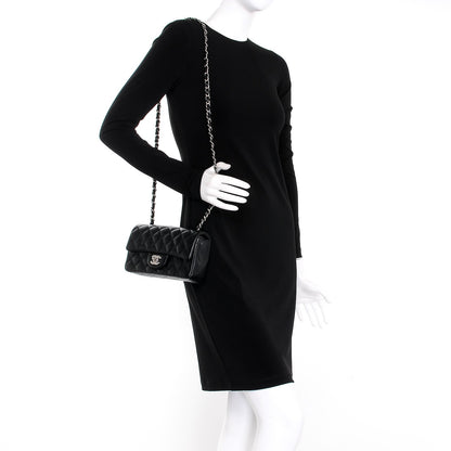 Chanel Caviar Quilted Mini Rectangular Flap Black 2 of 8