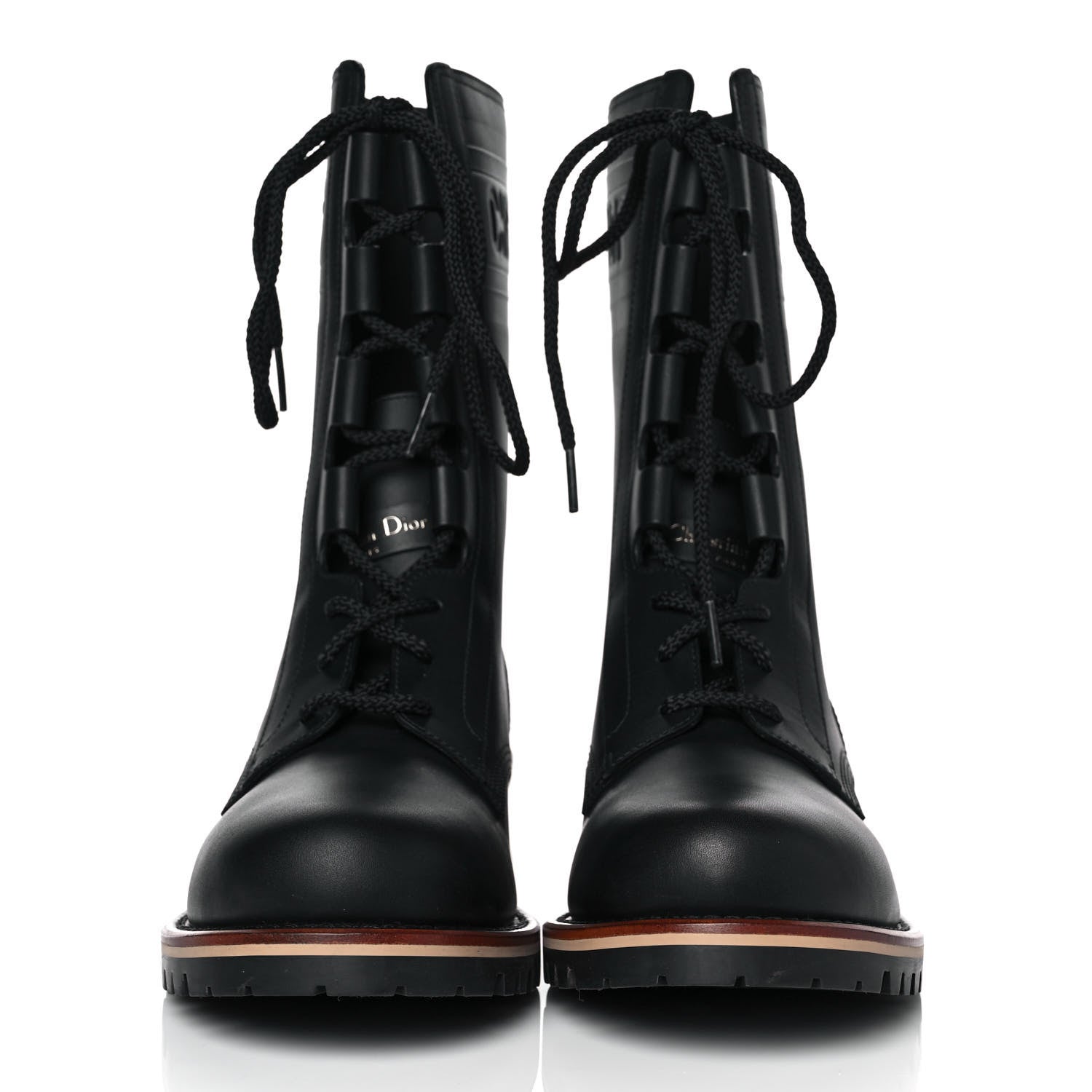 Christian Dior Calfskin Dior Quest 35mm Hiking Boots 38.5 Black 2 of 7