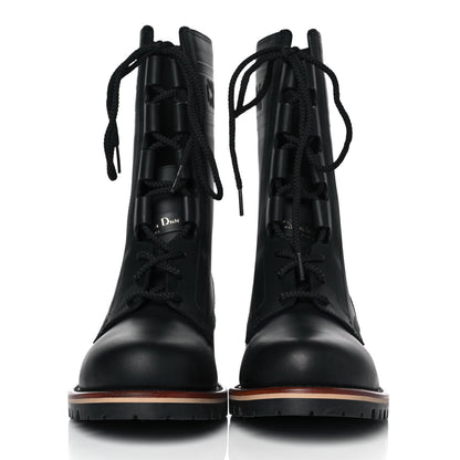 Christian Dior Calfskin Dior Quest 35mm Hiking Boots 38.5 Black 2 of 7