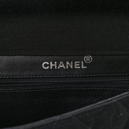 Chanel Jersey Double Sided Jumbo Flap Black 6 of 13