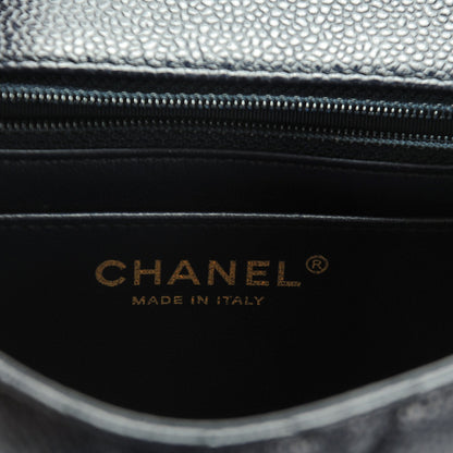Chanel Caviar Quilted Mini Square Flap Navy 7 of 8