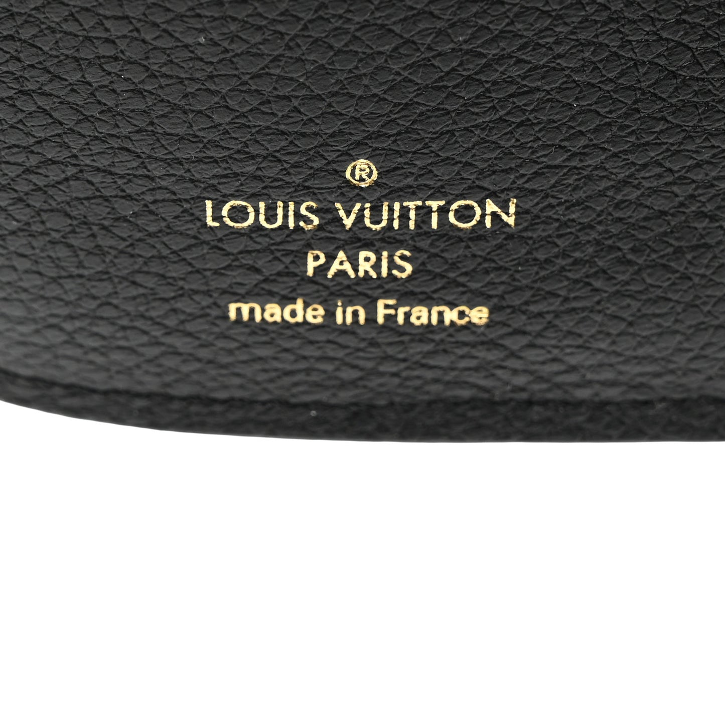 LOUIS VUITTON Empreinte Monogram Giant Victorine Wallet Black Beige