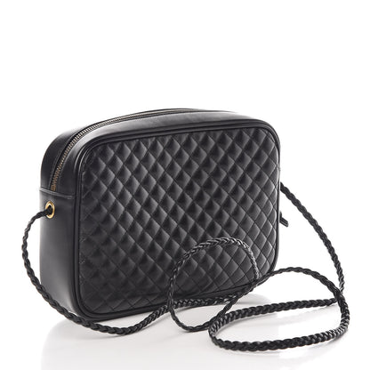 Gucci Calfskin Web Trapuntata Small GG Shoulder Bag Black 3 of 9