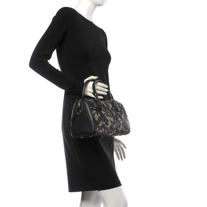 Gucci GG Supreme Monogram Arabesque Small Boston Black 3 of 8