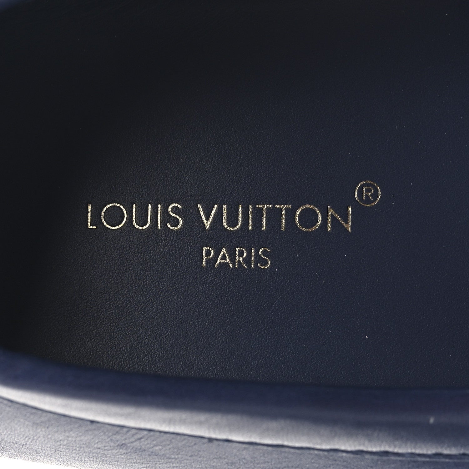 Louis Vuitton Damier Mens Monte Carlo Car Shoe Moccasin Loafers 10 Blue 9 of 9