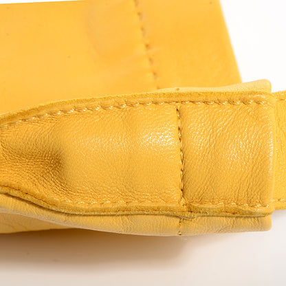 Hermes Lambskin Clou De Selle Pouch Soleil 12 of 12