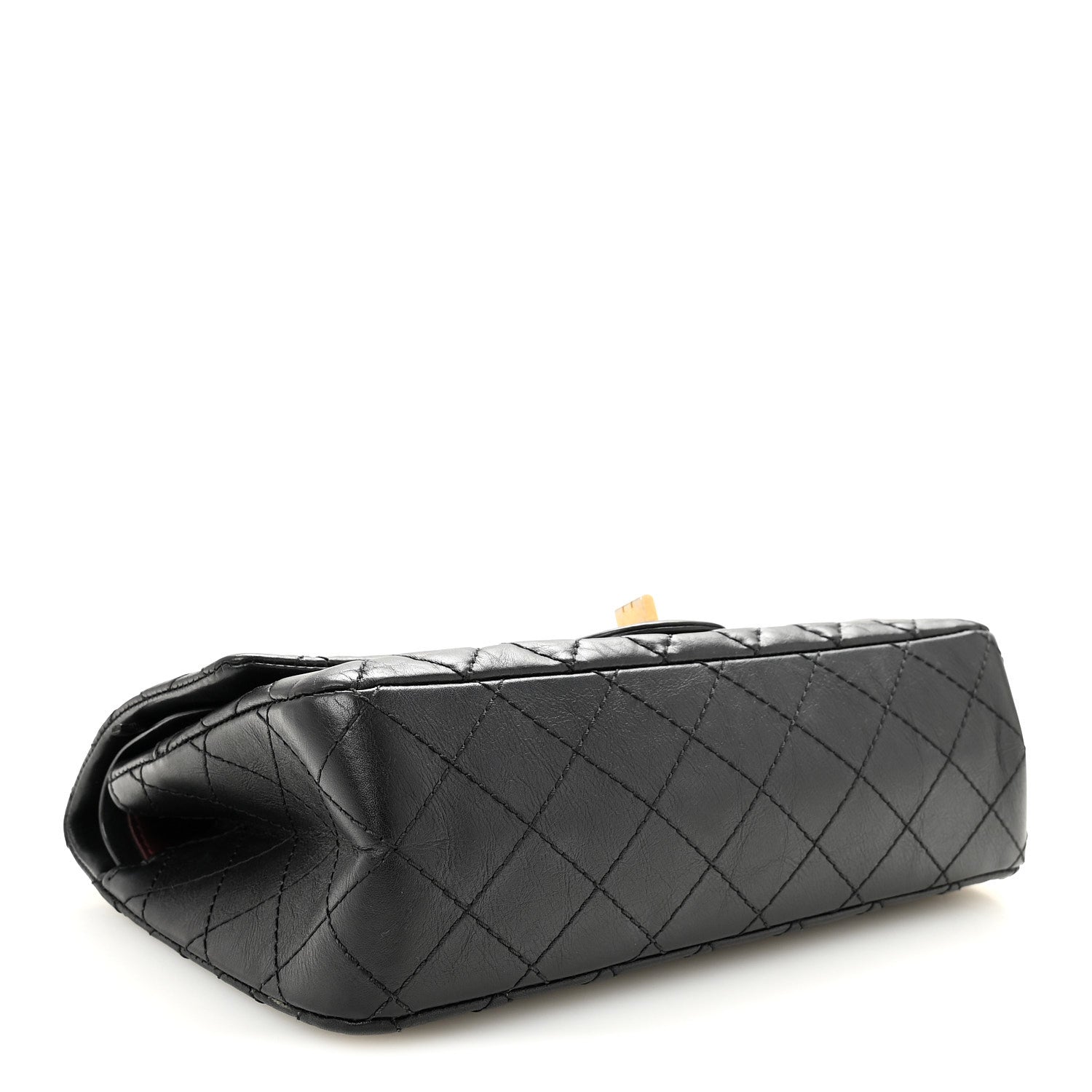 Chanel Aged Calfskin Quilted 2.55 Reissue 225 Flap Black 4 of 10
