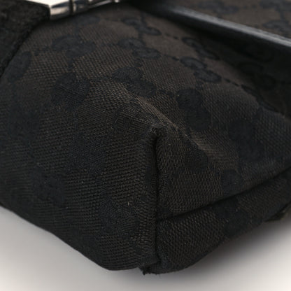 Gucci GG Monogram Web Buckle Belt Bag Black 10 of 10
