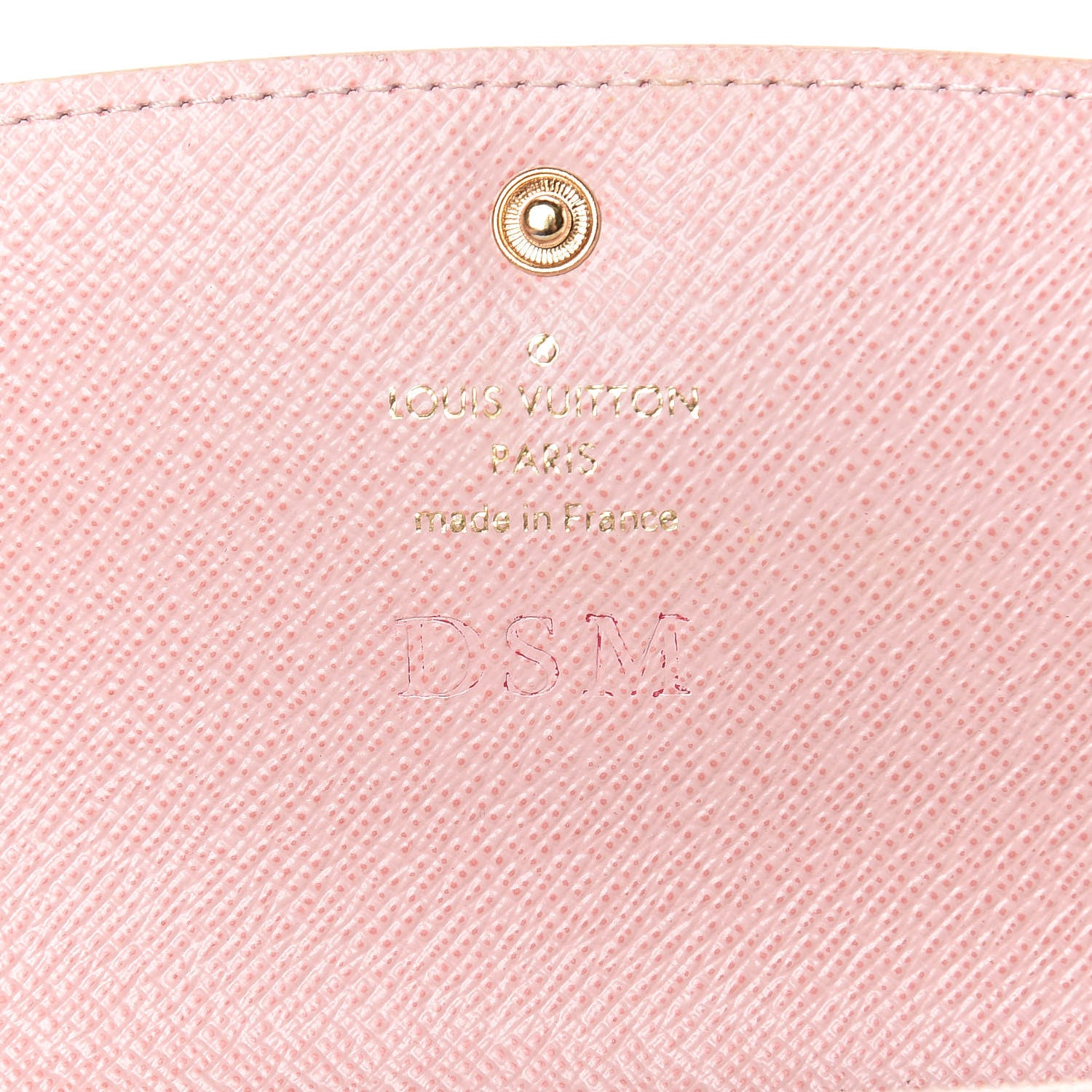 Louis Vuitton Damier Azur Emilie Wallet Rose Ballerine 6 of 8