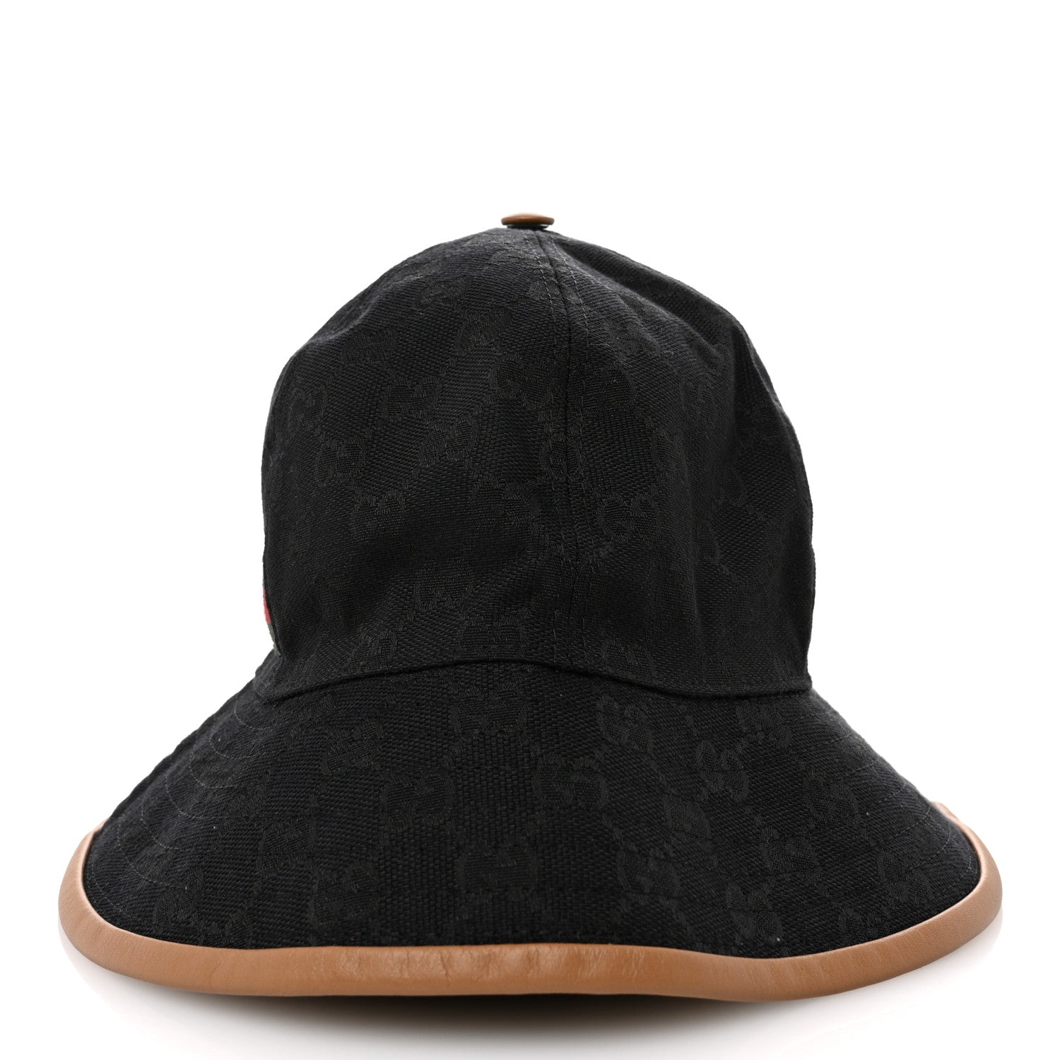 Gucci Monogram Web Bucket Hat M Black 6 of 10