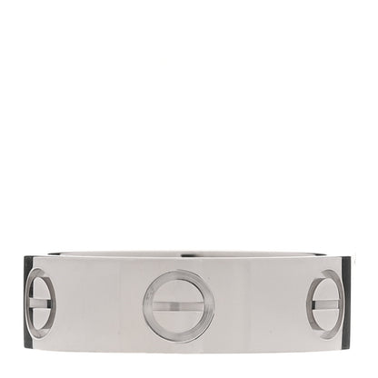 Cartier 18K White Gold 5.5mm LOVE Ring 52 6 1 of 5
