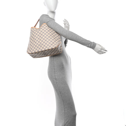 Louis Vuitton Damier Azur Delightful PM Rose Ballerine 2 of 9