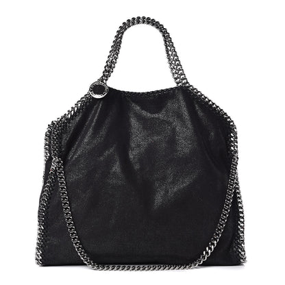 Stella McCartney Shaggy Deer Falabella Fold Over Tote Black 1 of 10