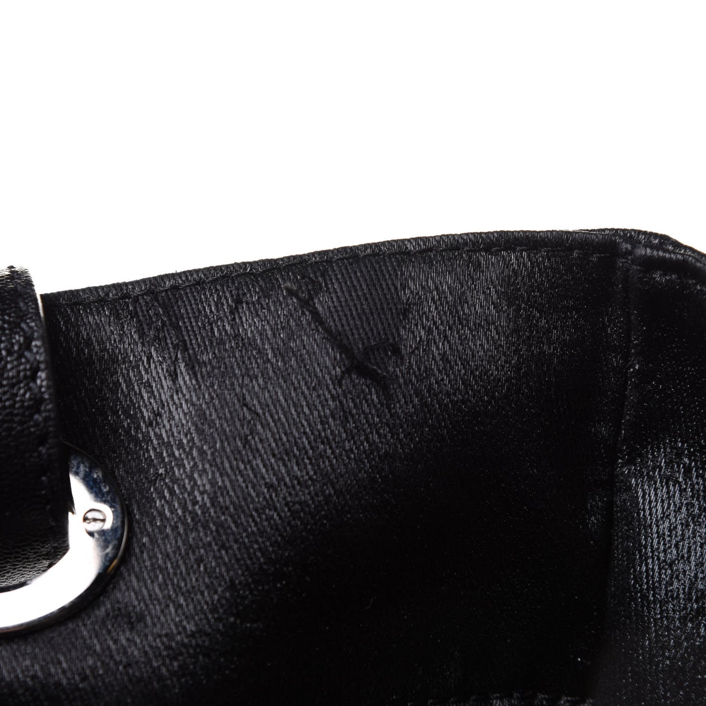 Coated Canvas Quilted Large Paris Biarritz Tote Black