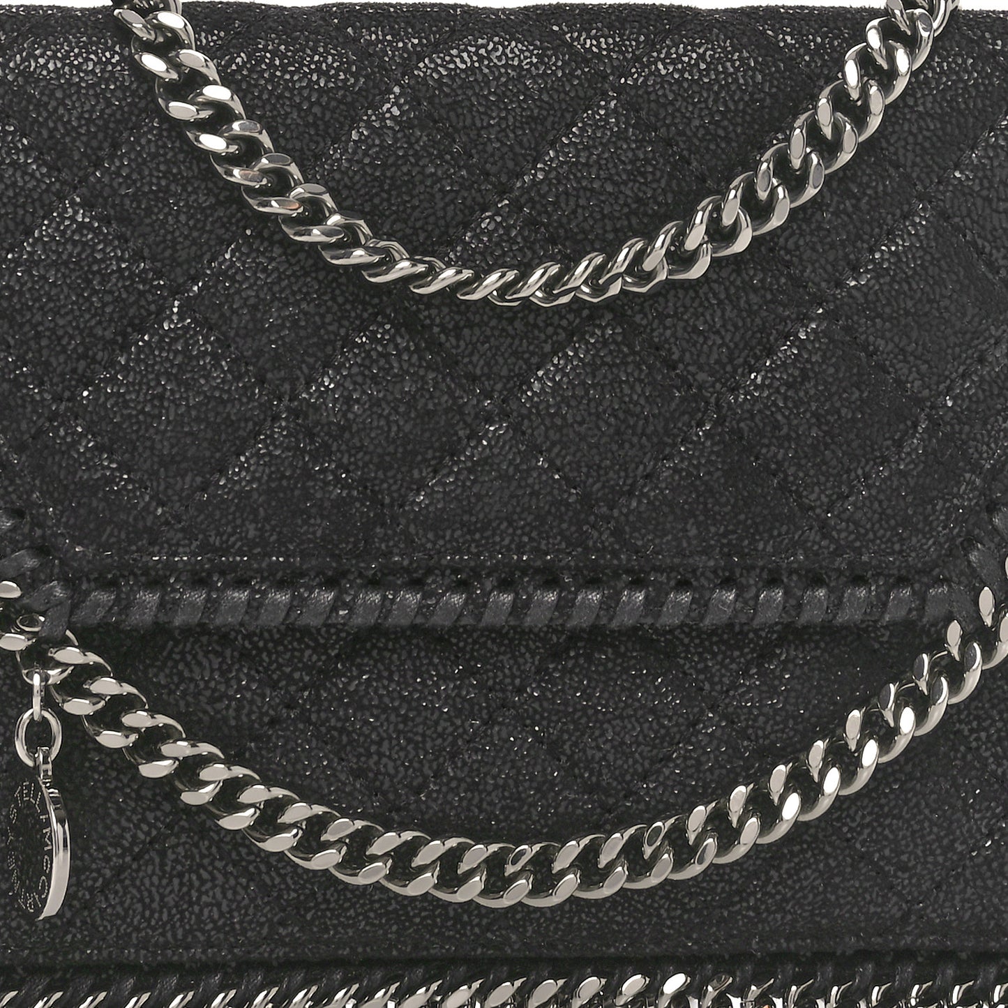 Shaggy Deer Falabella Mini Crossbody Bag Black
