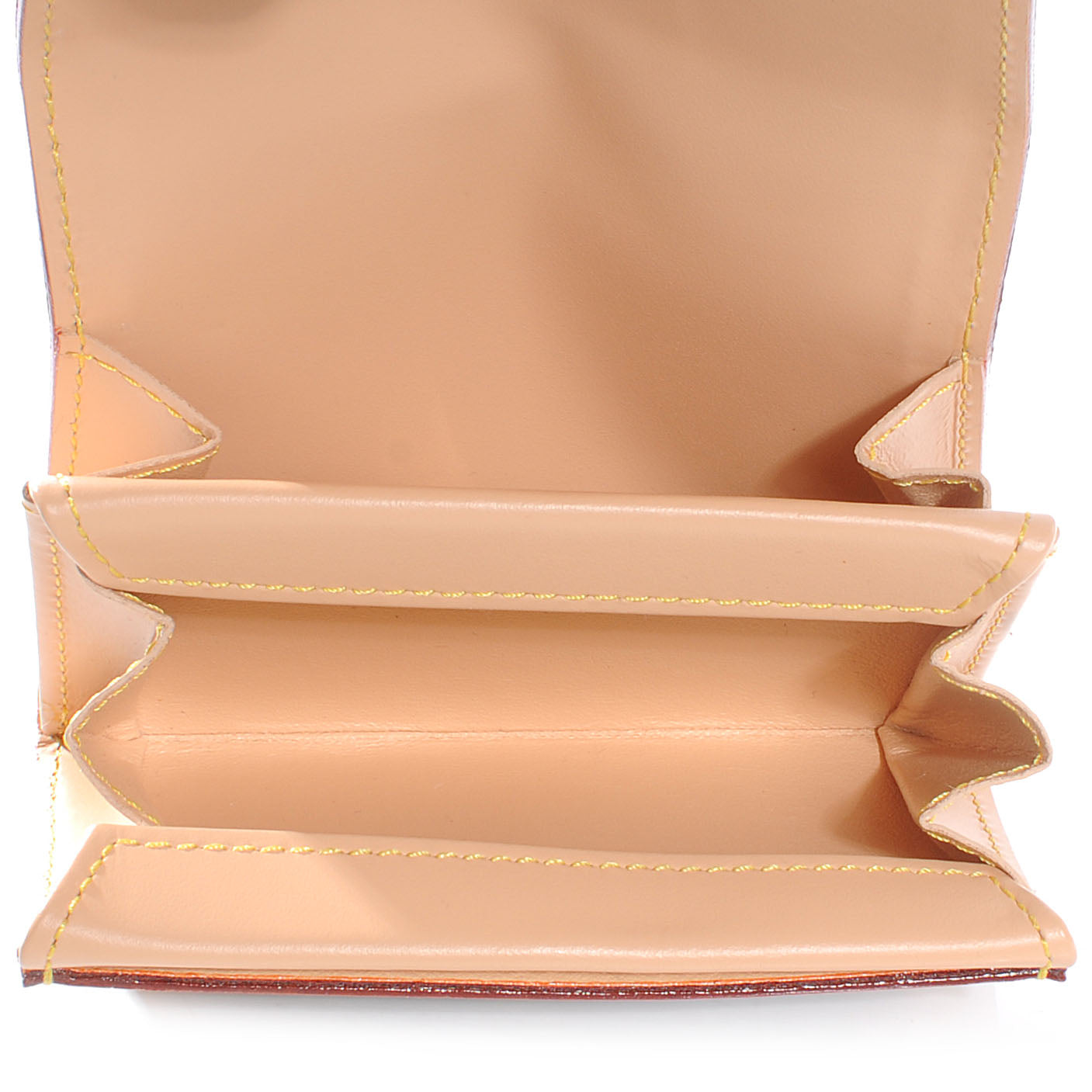 Monogram Multicolor Porte-Monnaie Plat Coin Purse Black