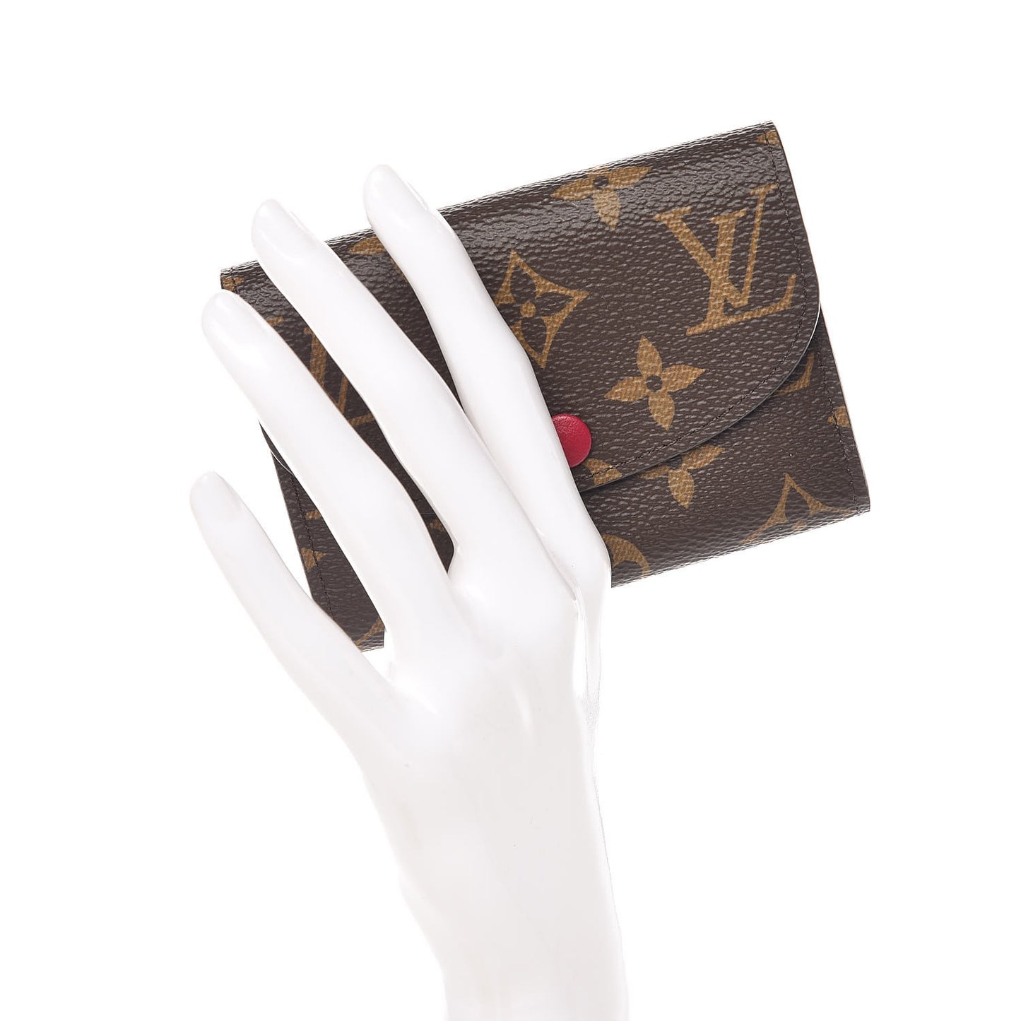 Monogram Rosalie Coin Purse Fuchsia
