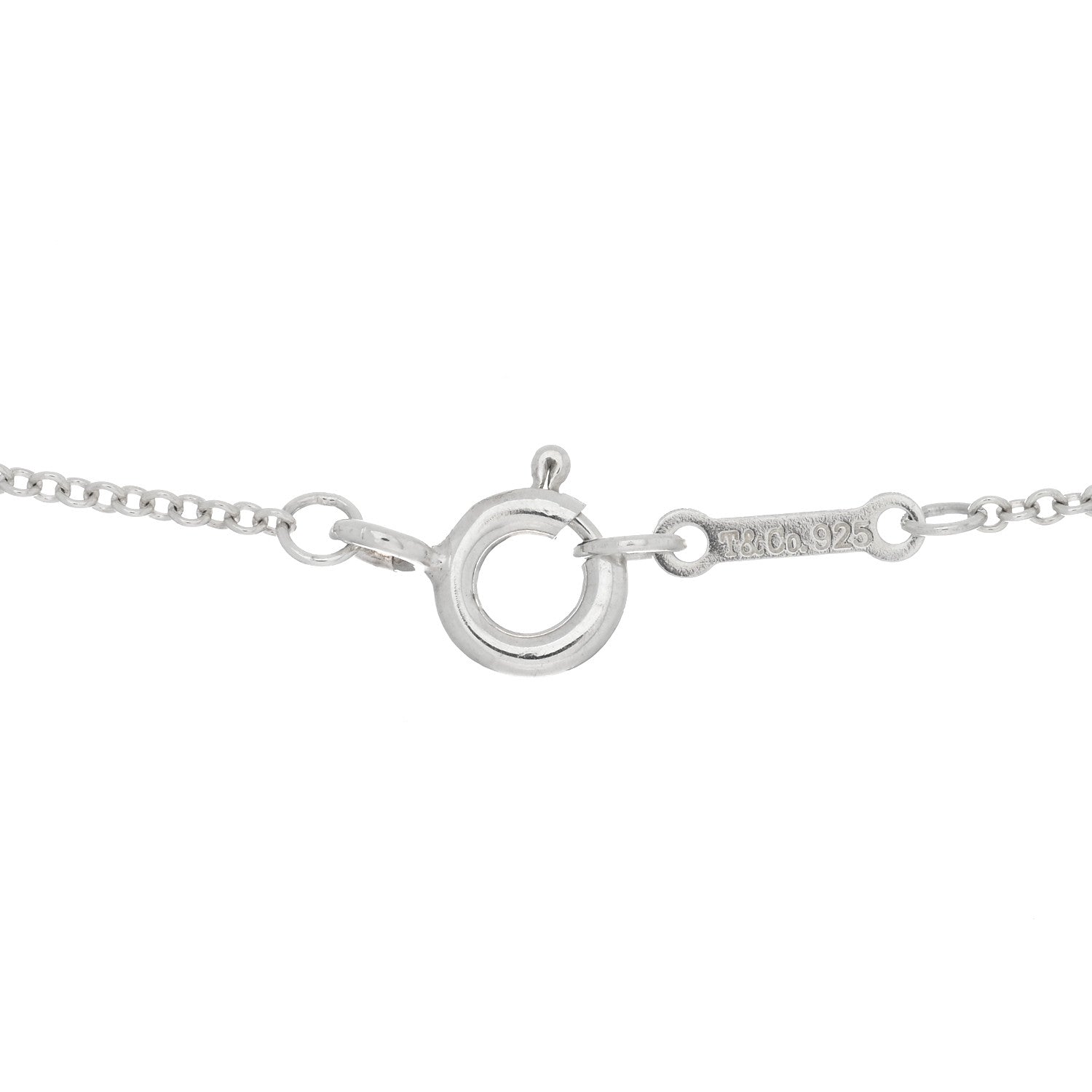Tiffany Sterling Silver Paloma Picasso Graffiti Love Pendant Necklace 4 of 4