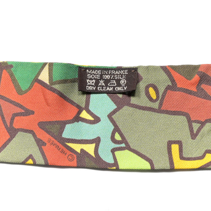 Hermes Silk Graff Graffiti Twilly 3 of 6