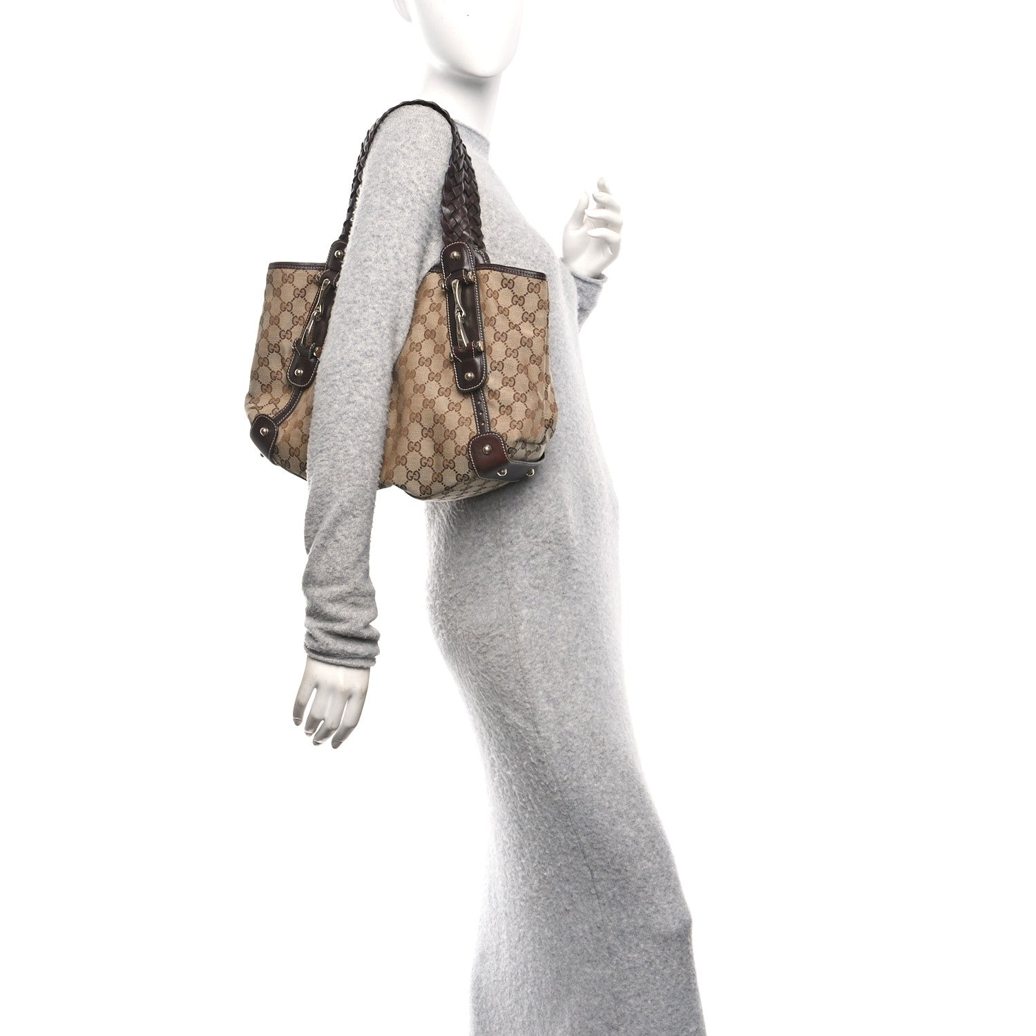 Gucci Monogram Small Pelham Shoulder Bag Dark Brown 2 of 11