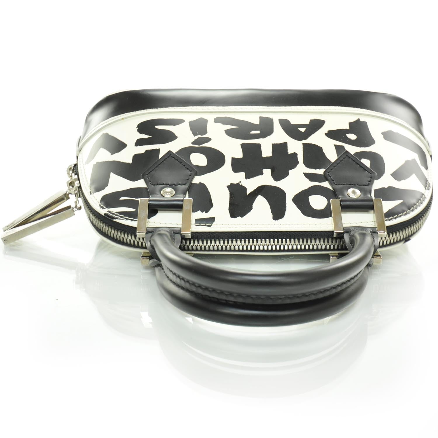 Louis Vuitton Graffiti Alma PM Black 5 of 8