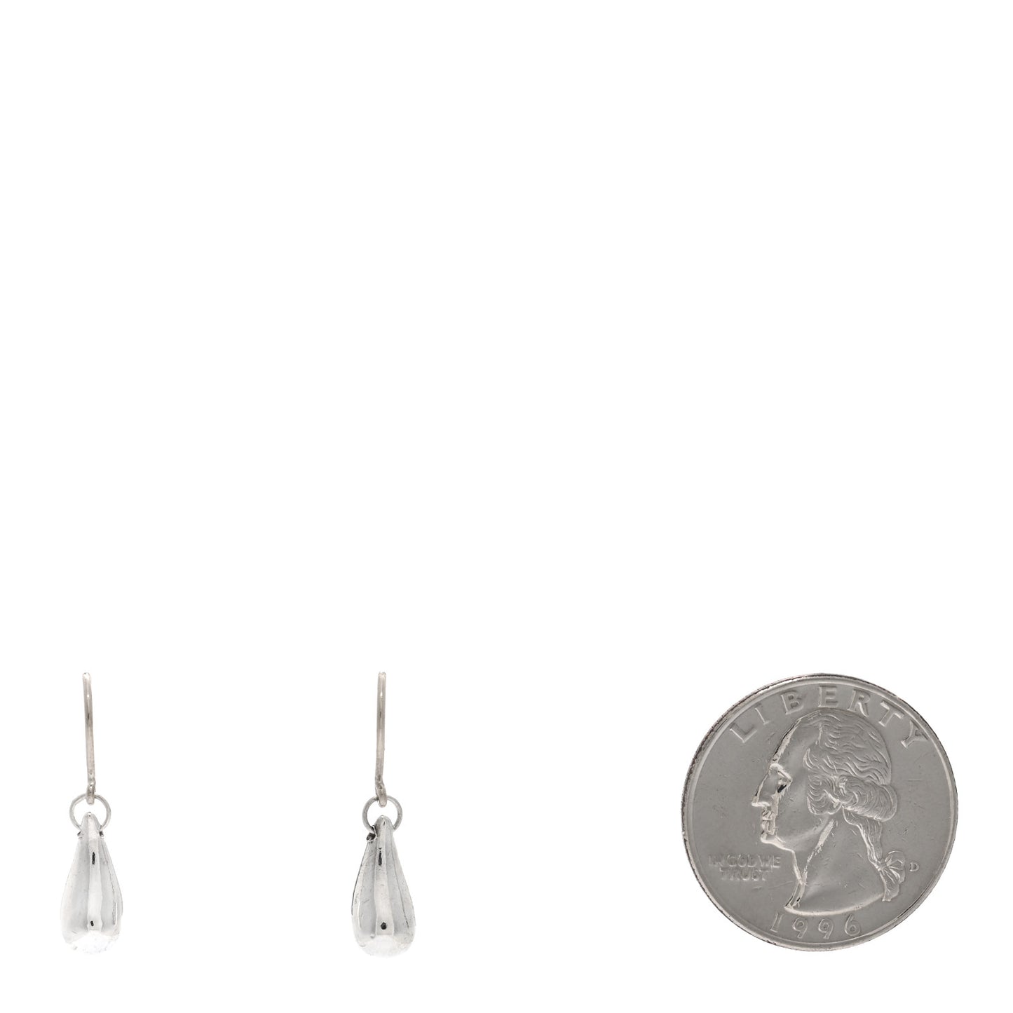 Sterling Silver Elsa Peretti Teardrop Earrings