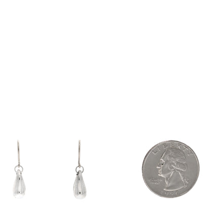 Tiffany Sterling Silver Elsa Peretti Teardrop Earrings 2 of 4