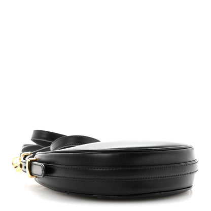 Prada Soft Calfskin Arque Shoulder Bag Black 4 of 9