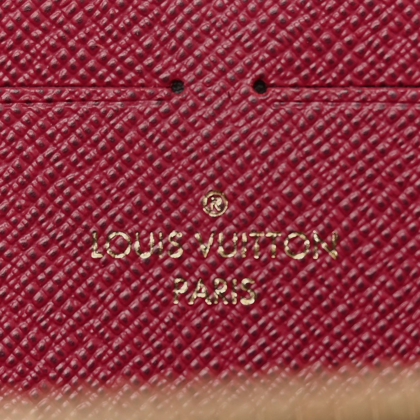 Monogram Clemence Wallet Fuchsia