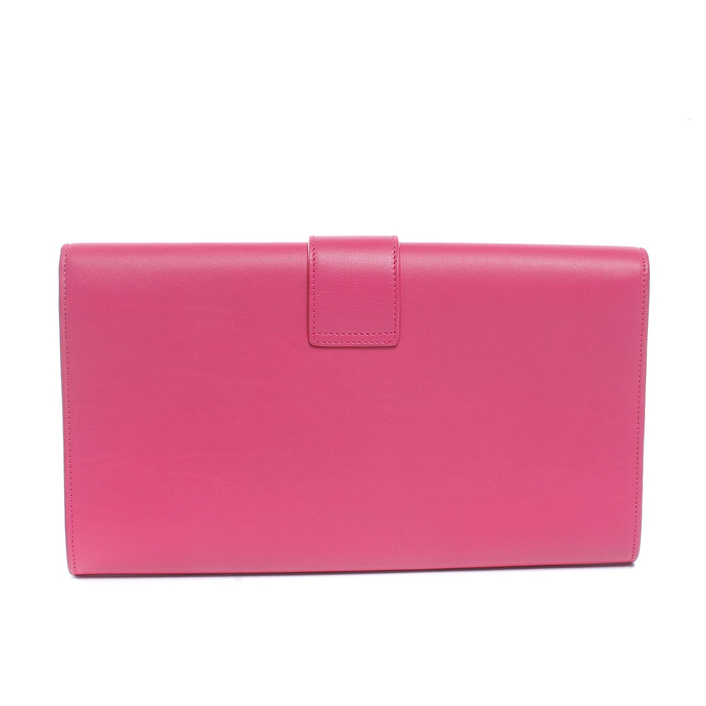 Leather Classic Y Chyc Clutch Fuchsia