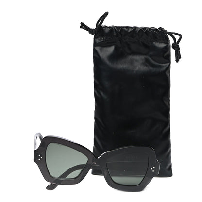 Celine Acetate Butterfly Sunglasses CL 40067I Black 7 of 7