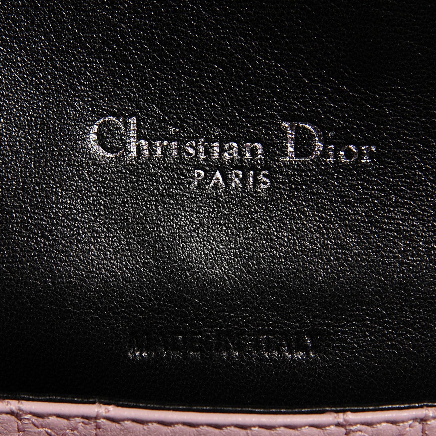 Lambskin Cannage Medium Miss Dior Flap Black
