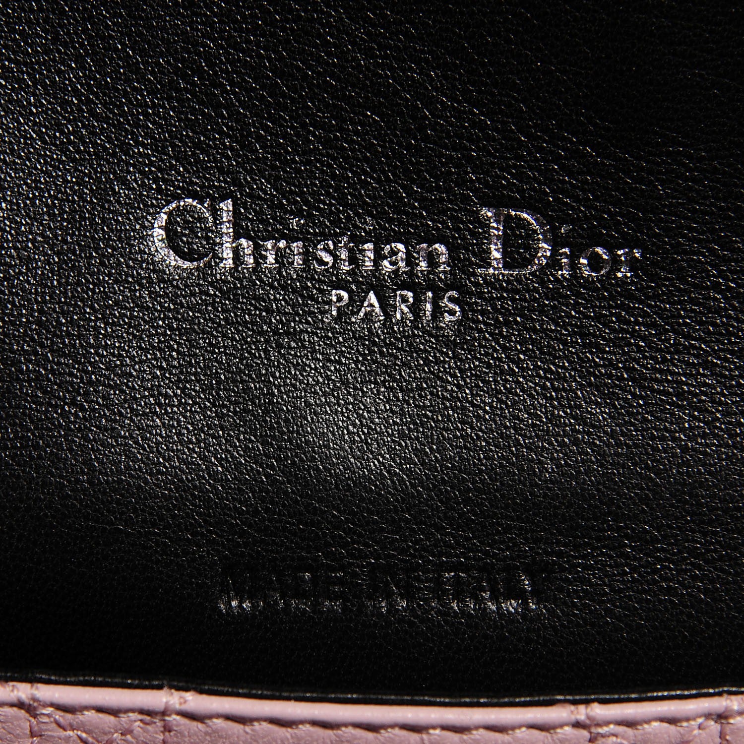 Christian Dior Lambskin Cannage Medium Miss Dior Flap Black 8 of 9