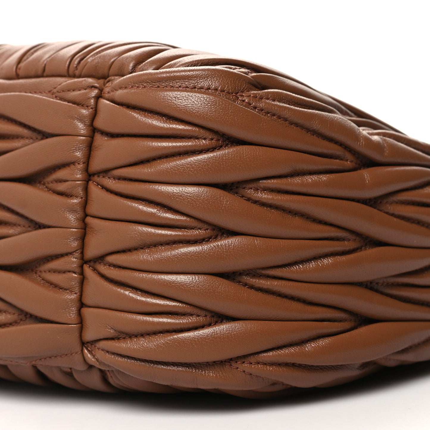 Nappa Matelasse Wander Large Hobo Cognac