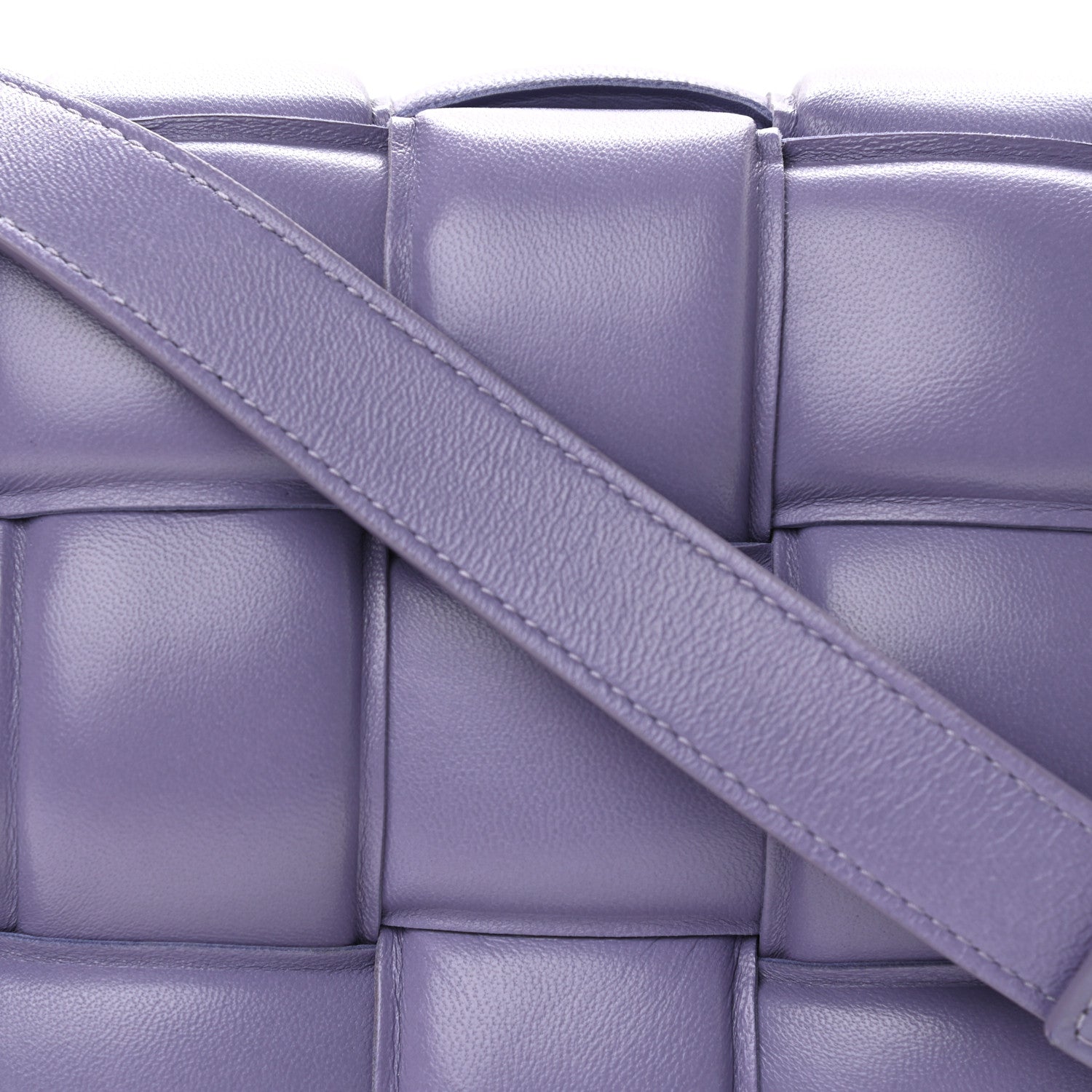 Bottega Veneta Nappa Maxi Intreccio Padded Cassette Crossbody Bag Lavender 10 of 10