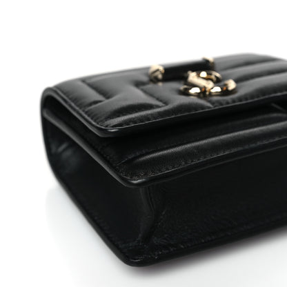 Jimmy Choo Nappa Quilted Varenne Micro Avenue Quad Black 7 of 8
