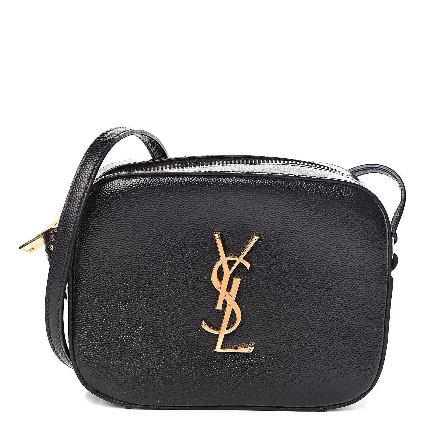 Saint Laurent Grain De Poudre Small Classic Monogram Camera Bag Black 1 of 9