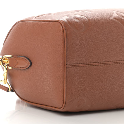 Louis Vuitton Empreinte Monogram Giant Speedy Bandouliere 25 Cognac 8 of 10