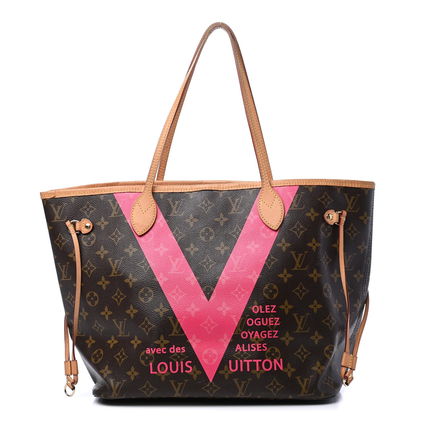 Louis Vuitton Monogram V Neverfull MM Grenade 1 of 8