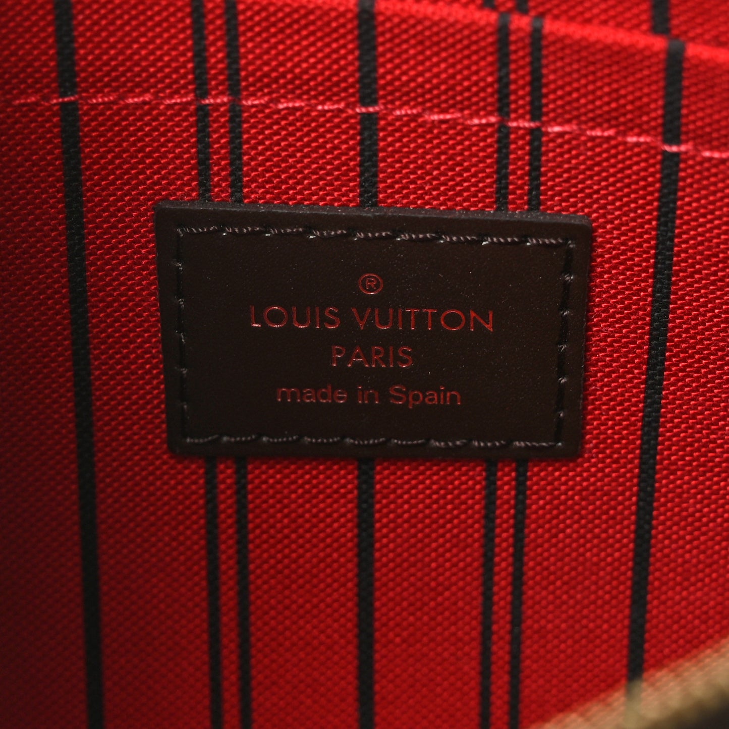 Damier Ebene Neverfull MM GM Pochette