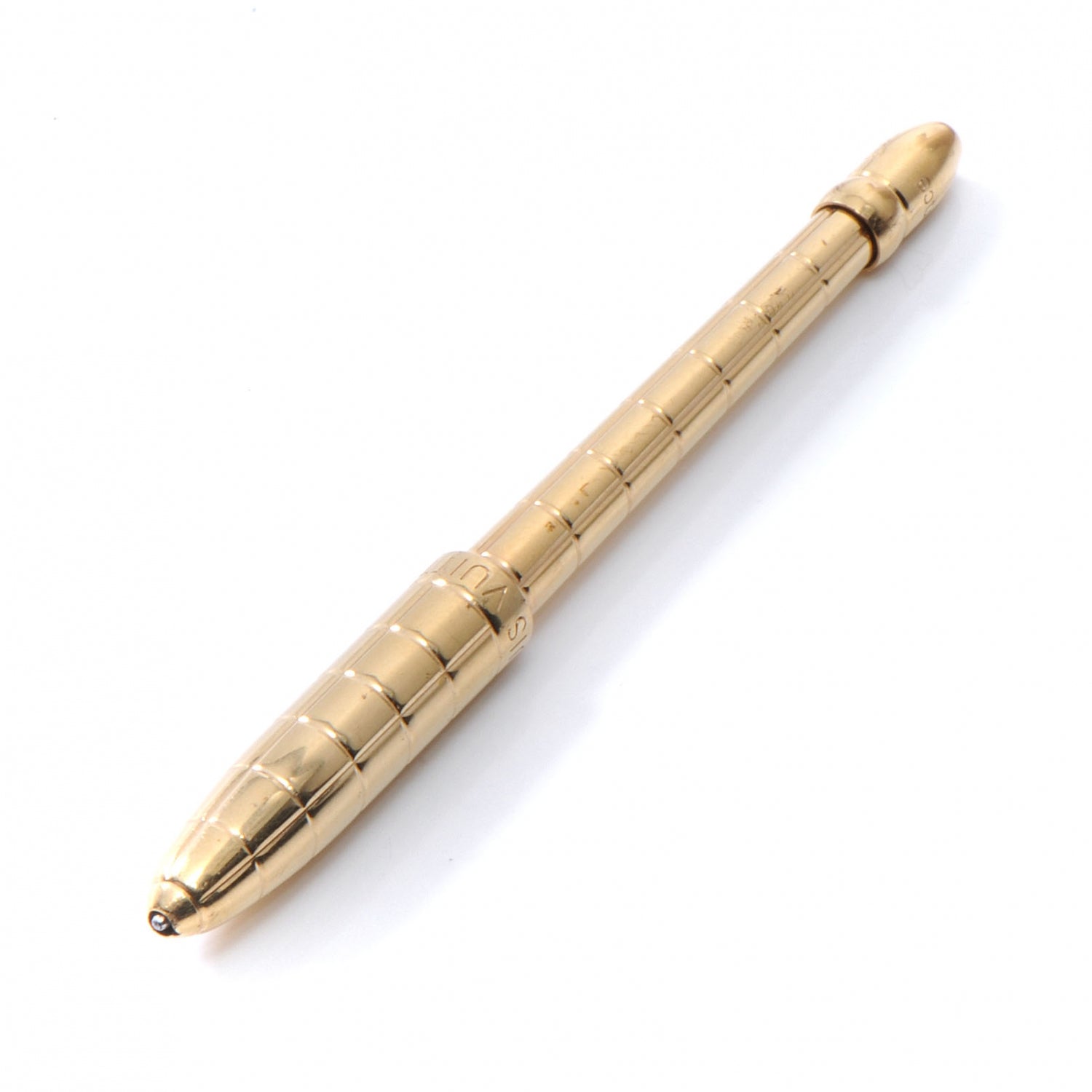 Louis Vuitton Agenda Ballpoint Pen Gold 4 of 4